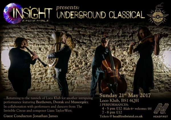 Underground Classical - Sunday 21st May at The Loco Klub in Bristol