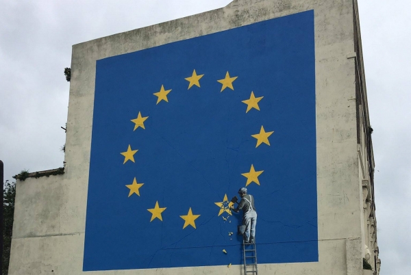 Bristol artist Banksy unveils new artwork