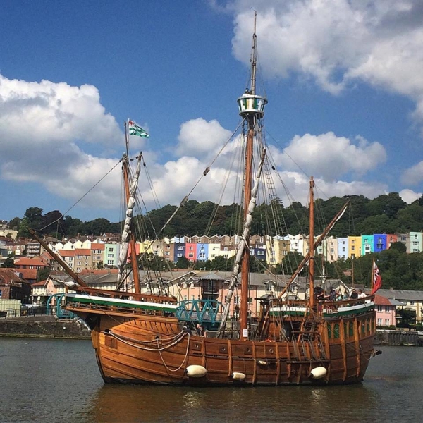 Cream Tea aboard The Matthew as she sails the Bristol Harbour