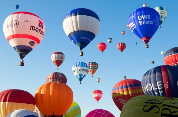 The one and only Bristol International Balloon Fiesta!