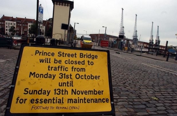 Bristol's Prince Street Bridge to open to traffic