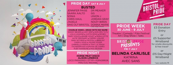 Busted to headline Bristol Pride tomorrow