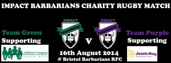 Impact Charity Rugby Team ready to battle it out for local Bristol charities