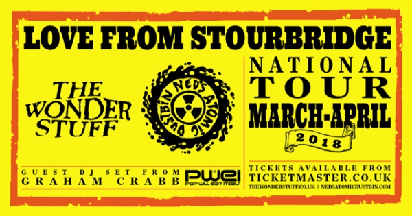 The Wonderstuff and Ned's Atomic Dustbin live at Bristol's O2 Academy on Thursday 12th April 2018