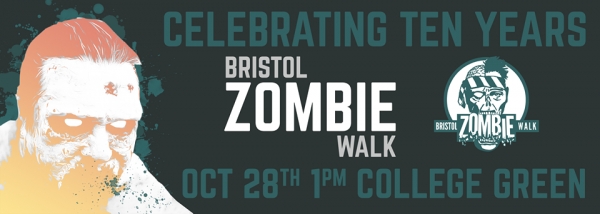 10th Annual Bristol Zombie Walk on Saturday 28th October 2017