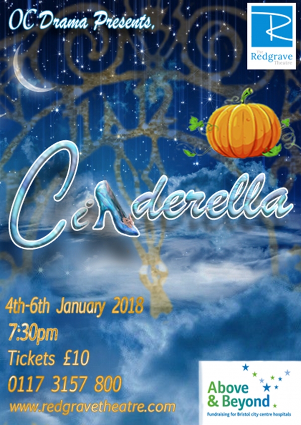 The Old Cliftonian Drama Society presents Cinderella at The Redgrave Theatre Bristol 4-6th January 2018