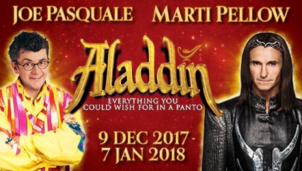Win 4 family tickets to Aladdin at the Bristol Hippodrome on Wed 3rd January 2018