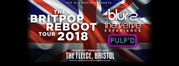 Get ready for the Britpop Reboot 2018 at The Fleece on Friday 23rd February!