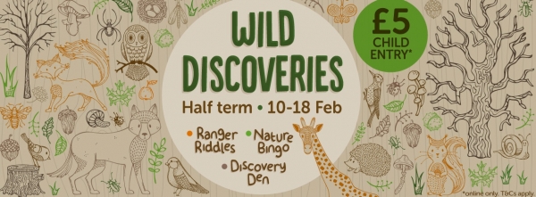 Wild Discoveries at Wild Place Project in Bristol from Saturday 10th to Sunday 18th February 2018
