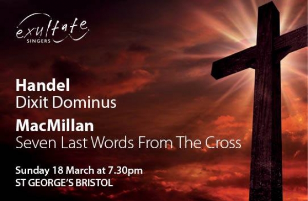 Exultate Singers at St George's Bristol on Sunday 18th March 2018 