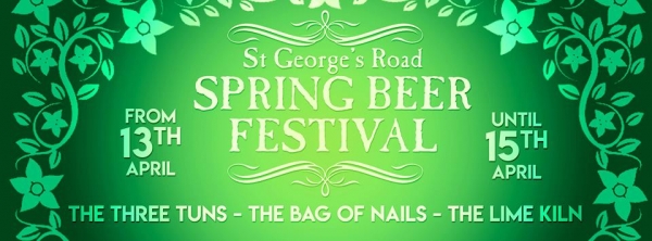 St George’s Road Spring Beer Festival at Bag of Nails in Bristol