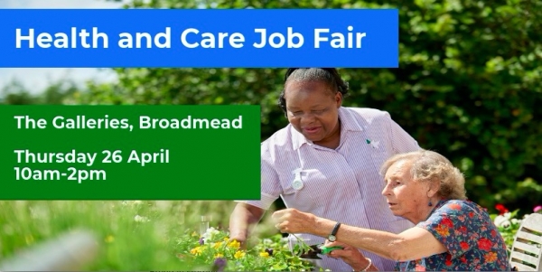 The Galleries in Bristol host a Health and Care Jobs Fair on Thursday 26th April