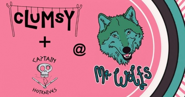 cLuMsY & Captain Hotknives at Mr Wolf's on Friday 27th April 2018