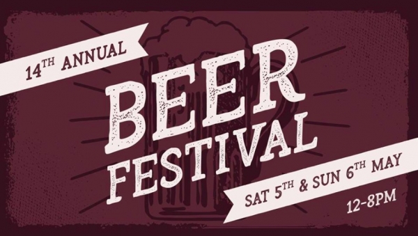 Inn on the Green's 14th Annual Beer Festival on Saturday 5th & Sunday 6th May 2018 