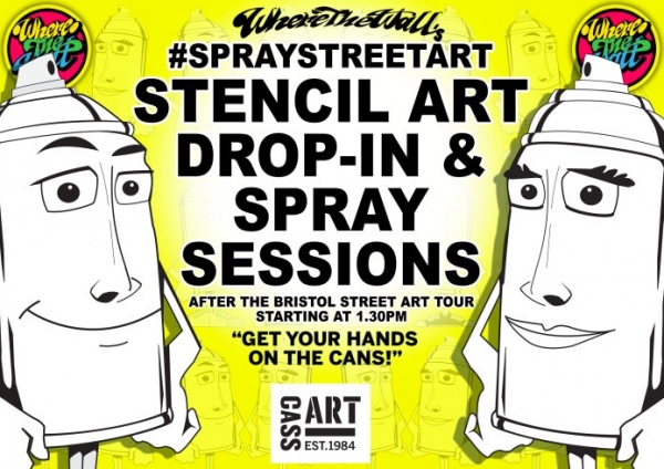 #SPRAYSTREETART Introducing Stencil Art Spray Sessions at Hamilton House on Saturday 5th & Sunday 6th May 2018