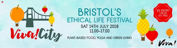 Viva!City Ethical Life Vegan Festival on Saturday 14 July 2018