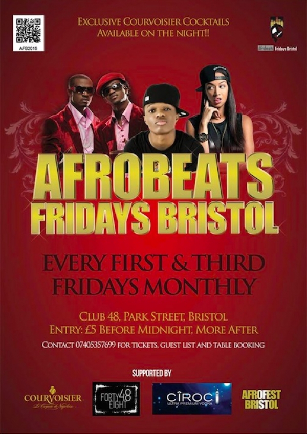 Afrobeats at Club 48 in Bristol this Friday 1st June
