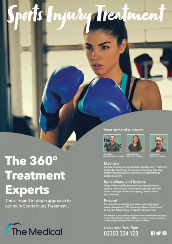 Exclusive Offer available for Expert Sports Injury Treatment at The Medical in Bristol