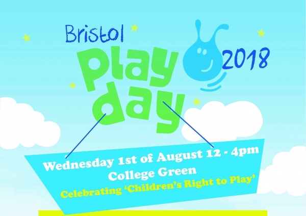 Bristol Playday 2018 at College Green on Wednesday 1st August 2018