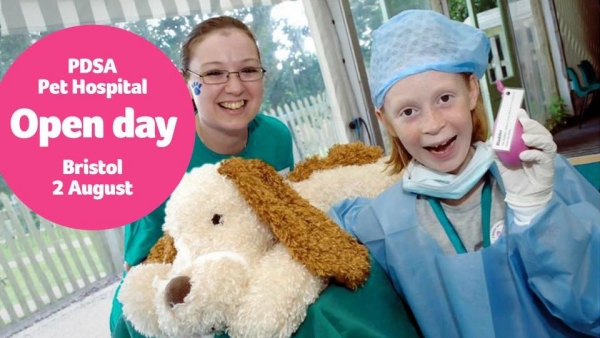 Open Day at PDSA PetAid Hospital on Thursday 2nd August 2018