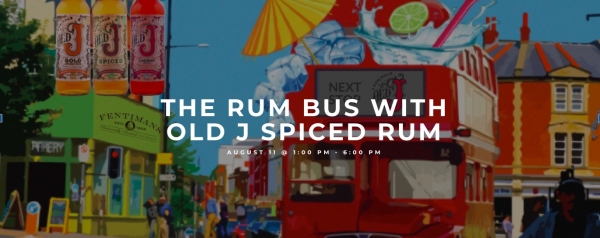 The Old J Spiced Rum Bus at The Hole In The Wall Pub on Saturday 11th August 2018