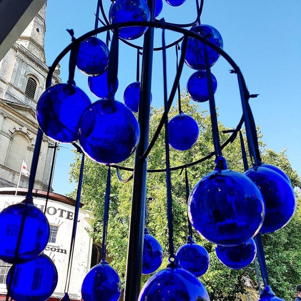 Blow two Bristol Blue Glass baubles for £30 with new summer deal