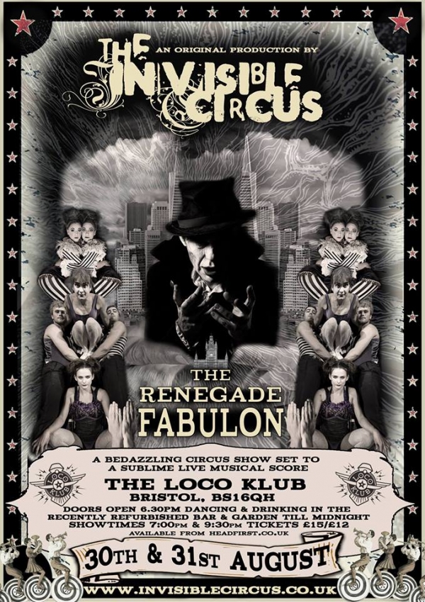 The Renegade Fabulon at The Loco Klub on Thursday 30th & Friday 31st August 2018