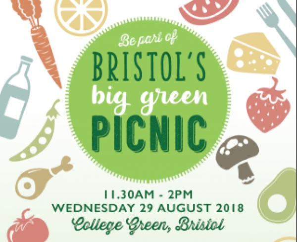 Bristol's Big Green Picnic at Bristol Cathedral on Wednesday 29th August 2018
