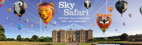 Sky Safari at Longleat from Friday 14th to Sunday 16th September 2018