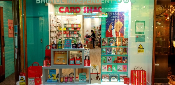Cards for every occasion: Card Shack in The Arcade, Bristol