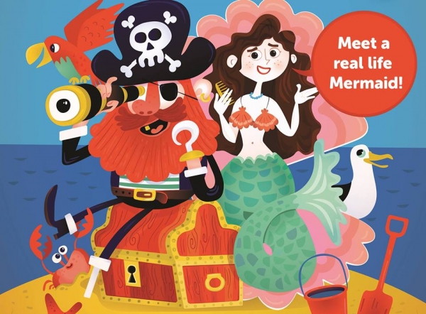Pirates and Mermaids at Bristol Aquarium from Saturday 16th February until Sunday 3rd March 2019