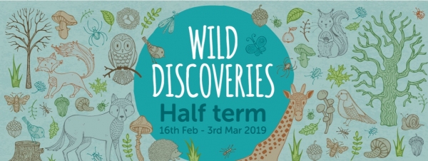 Wild Discoveries at Wild Place Project from Saturday 16th February to Sunday 3rd March 2019