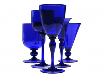 Bristol Blue Glass - Arnos Vale