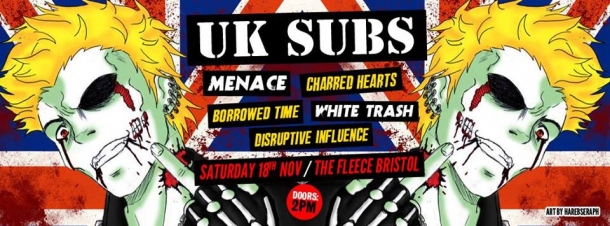 UK SUBS at The Fleece in Bristol on 18 November 2017