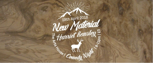 New Material with Harriet Kemsley at The Arts House Cafe in Bristol