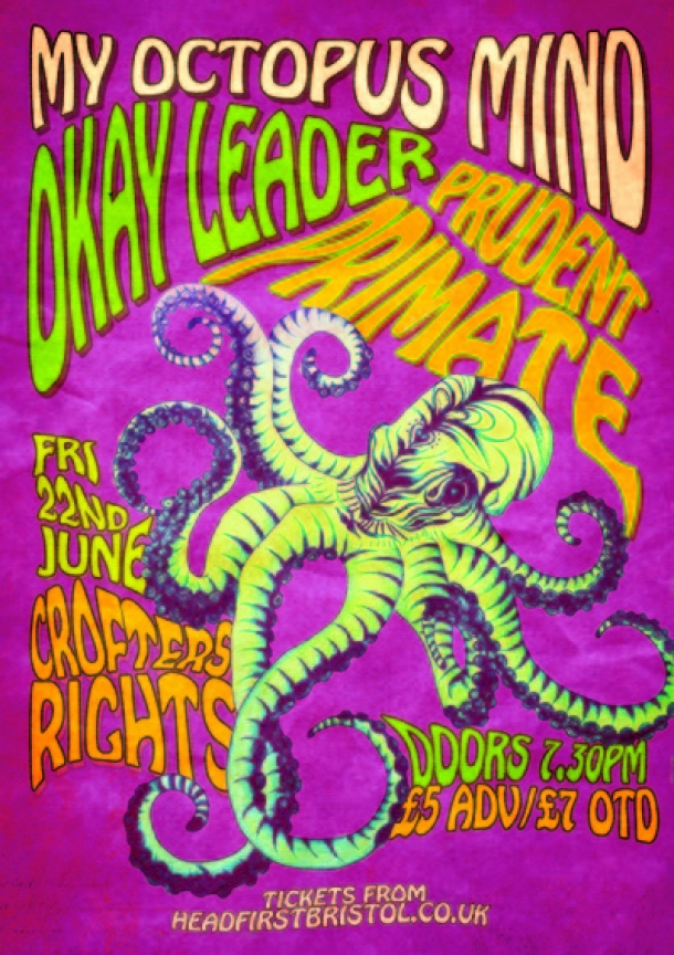 My Octopus Mind + Okay Leader + Prudent Primate at Crofters Rights in Bristol on Friday 22nd June 2018