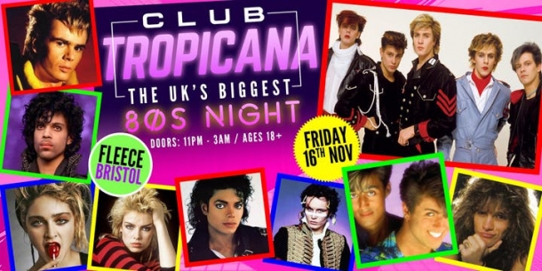Club Tropicana at The Fleece in Bristol on Friday 16 November 2018