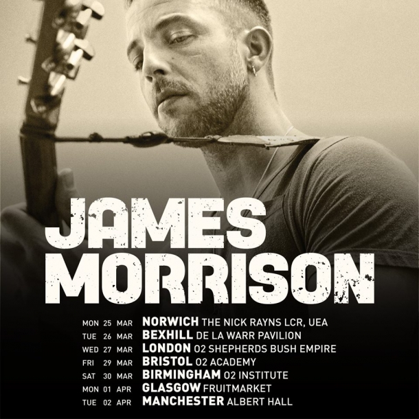 James Morrison live at O2 Academy Bristol on Friday 29th March 2019