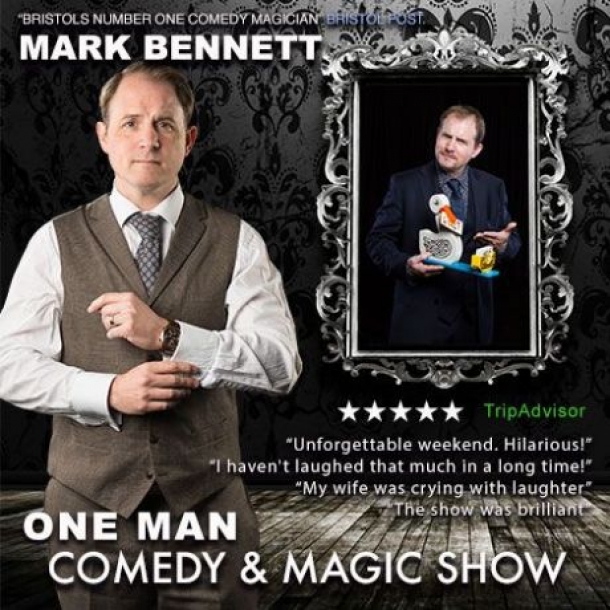 Mark Bennett's One Man Comedy & Magic Show at Smoke & Mirrors Bristol | Thursday 23 May 2019