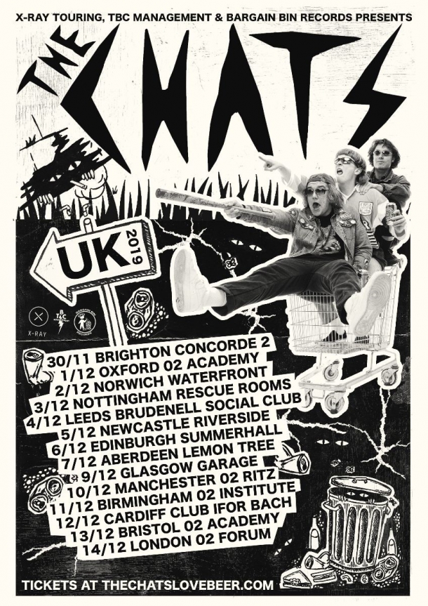 The Chats live at O2 Academy Bristol on Friday 13th December 2019