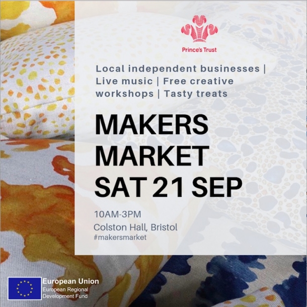 The Prince’s Trust Makers Market 5th Birthday 21st September at Colston Hall