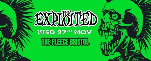 The Exploited at The Fleece in Bristol on Wednesday 27 November 2019
