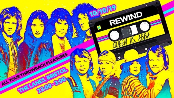 REWIND: QUEEN VS ABBA! at The Lanes in Bristol on Thursday 10th October 2019