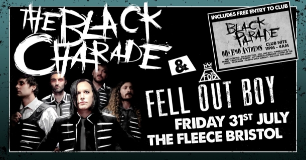 The Black Charade (My Chemical Romance tribute) + Fell Out Boy at The Fleece in Bristol on Friday 31 July 2020