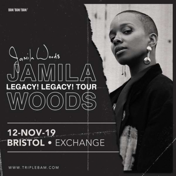 JAMILA WOODS at  Exchange in Bristol on Tuesday 12 November 2019