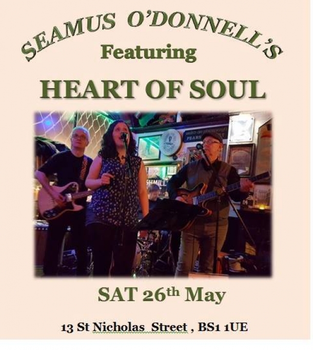 Heart of Soul at Seamus O'Donnell's in Bristol on Saturday 23 November 2019