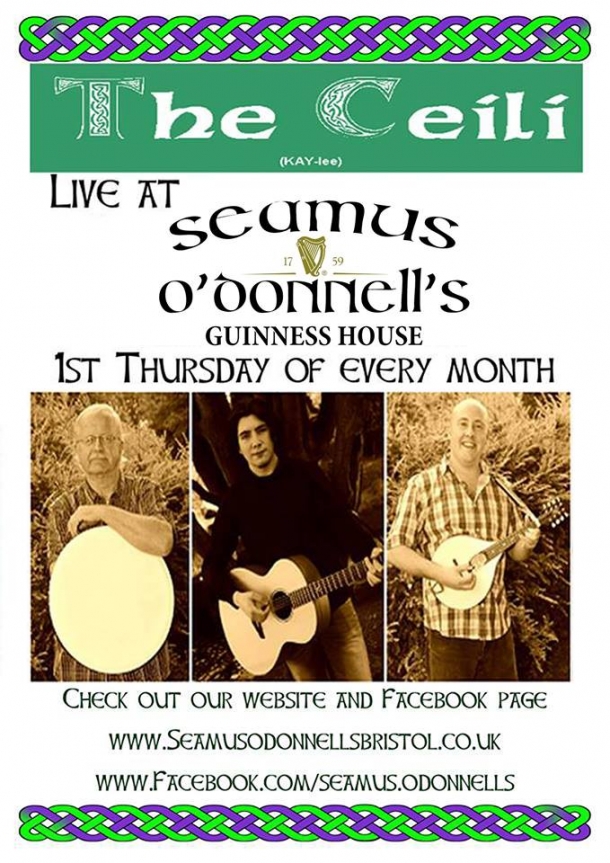 The Ceili Seamus at Seamus O'Donnell's in Bristol on Thursday 24 October 2019
