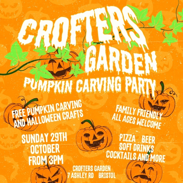 Pumpkin Carving Party at Crofters Garden