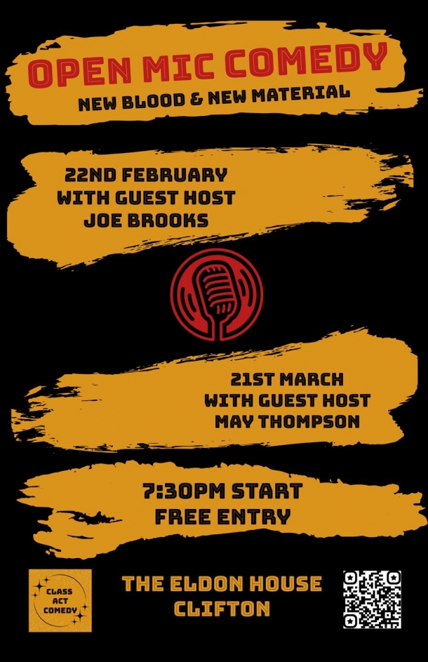 Open Mic Comedy at Eldon House
