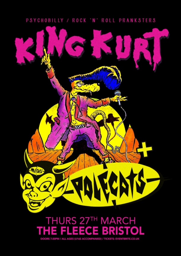 King Kurt + The Polecats at The Fleece Bristol